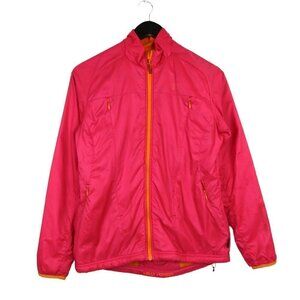 Helly Hansen Vintage Polka Dot Lined Full Zip Waterproof Collarless Jacket